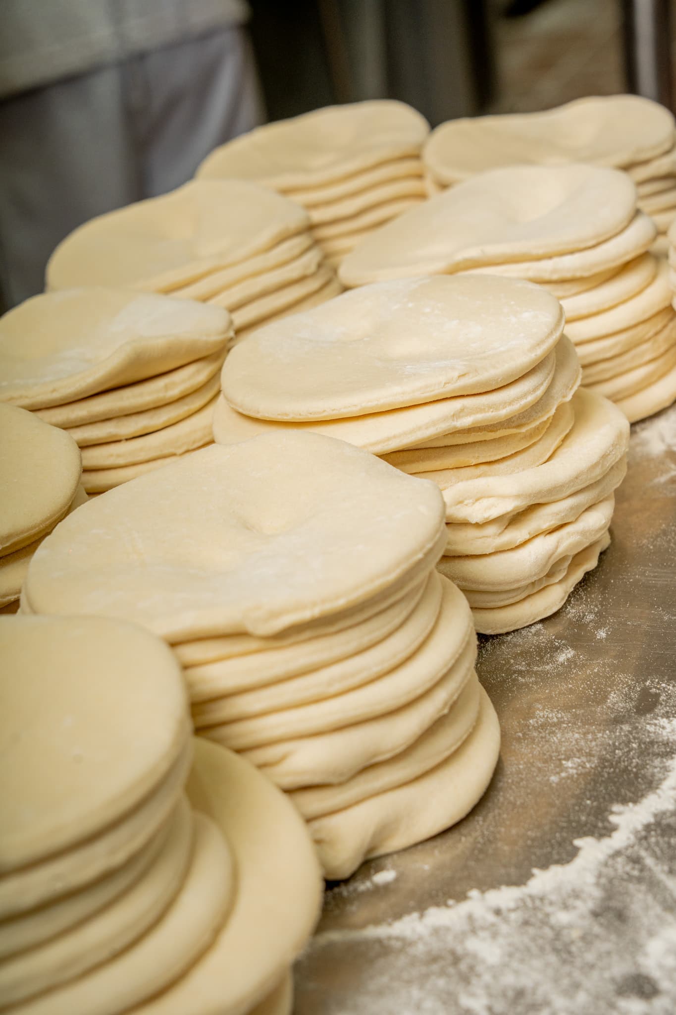 Masa cruda lista para produccion