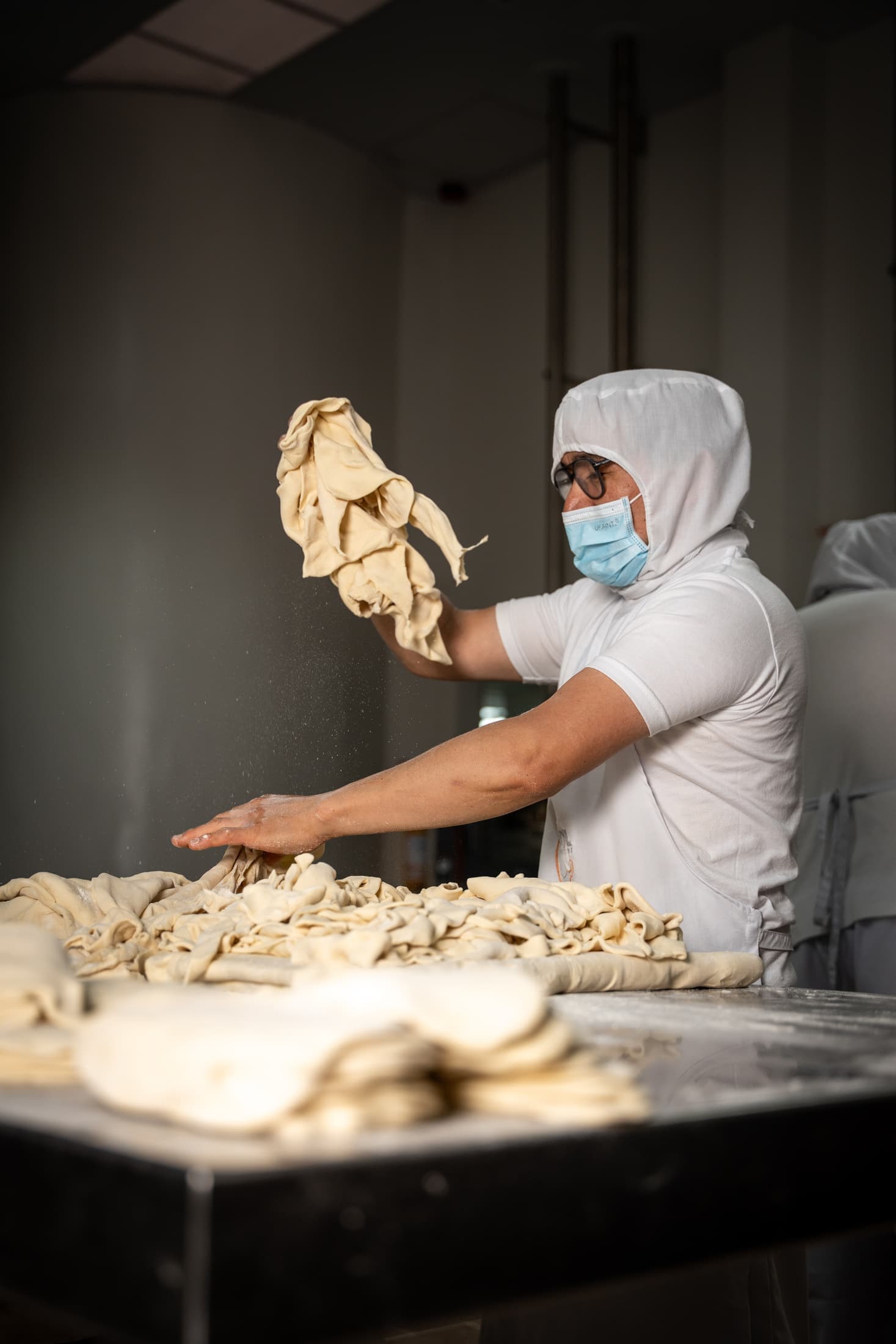 Proceso de pasteleria en planta