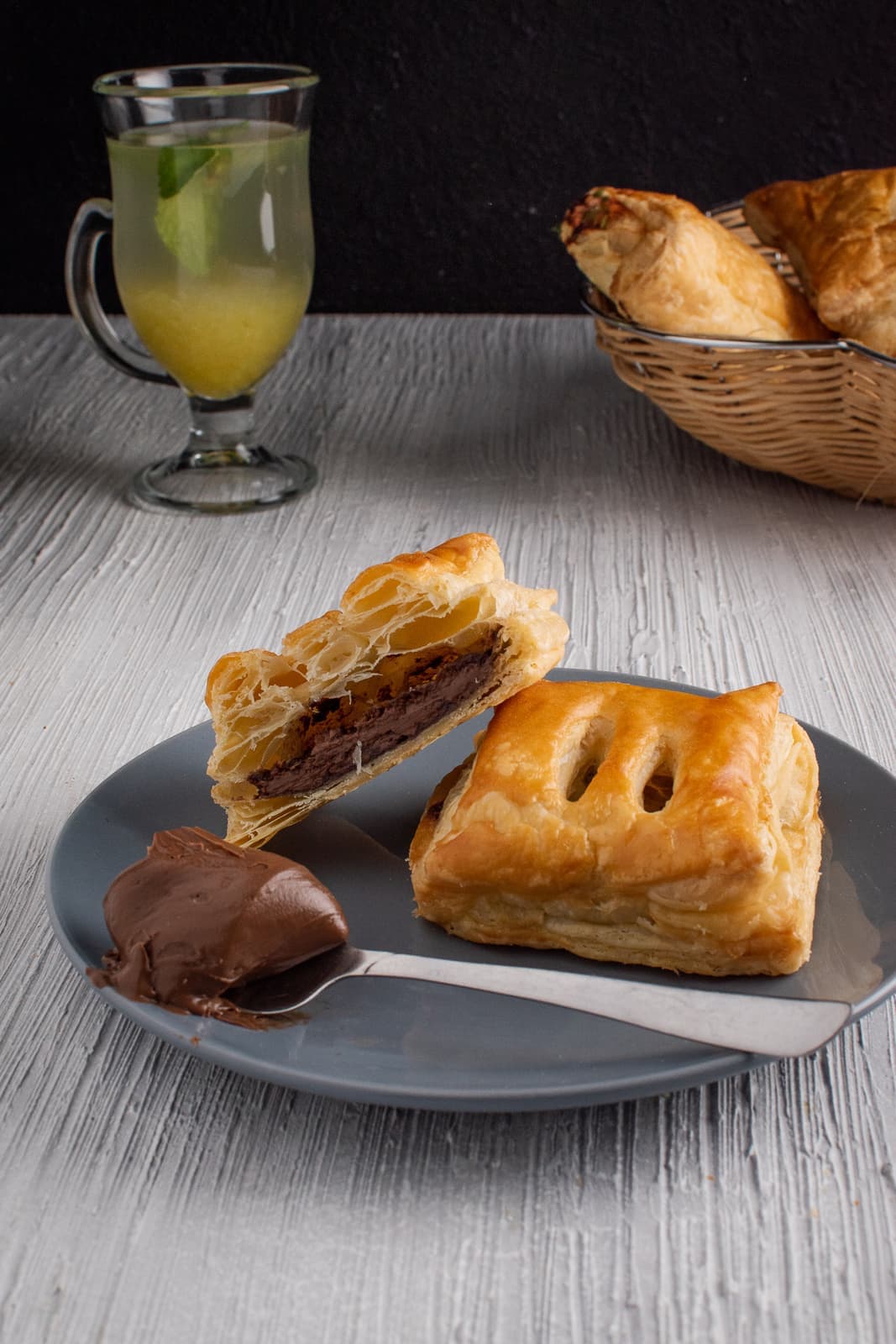 Hojaldre de chocolate