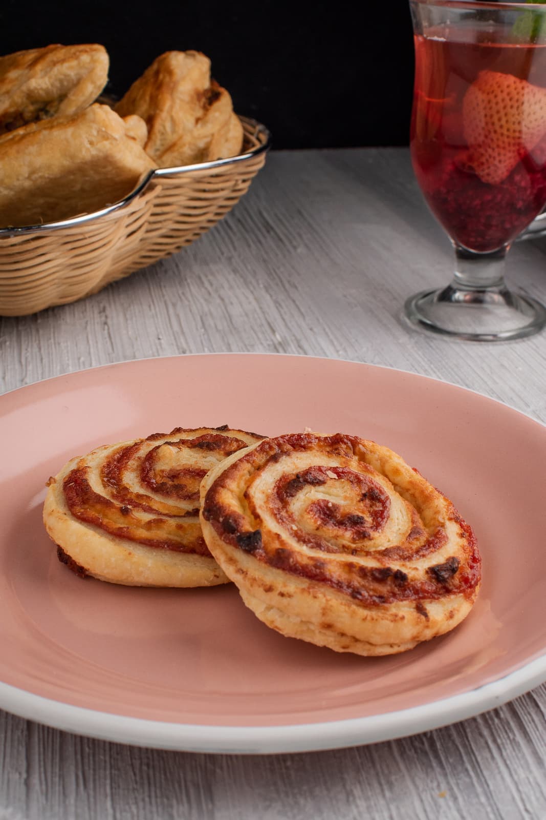 Rollito de hojaldre dulce